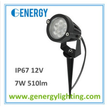 12v a mené la lumière de jardin 7W IP67 a mené l&#39;éclairage extérieur de paysage